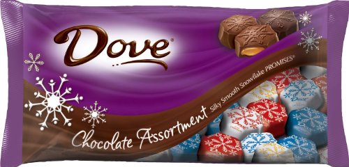 Dove Promises Silky Smooth Chocolate Assortment Snowflakes, 8.2-ounce(Pack of 2) logo