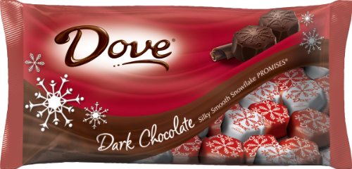 Dove Promises Silky Smooth Dark Chocolate Snowflakes, 8.87 ounce (Pack of 4) logo