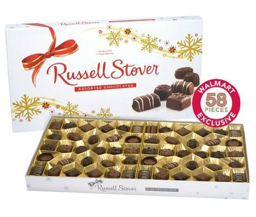 Exclusive Russell Stover Holiday Snowflake Assorted Chocolates, 58 Count, 32oz logo