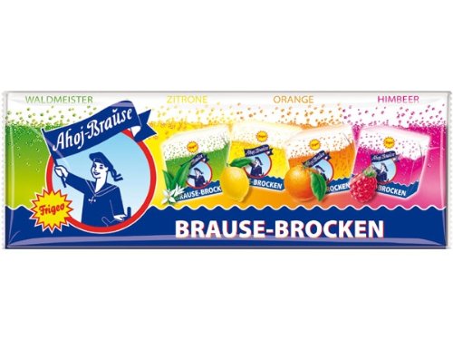 Frigeo Ahoj-brause Brause Brocken- 10 Tablets- Variety Of Flavors-imported From Germany-shipping From Usa logo