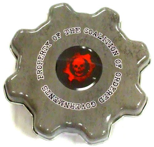 Gears Of War Candy Tin Cog Tag Mints logo