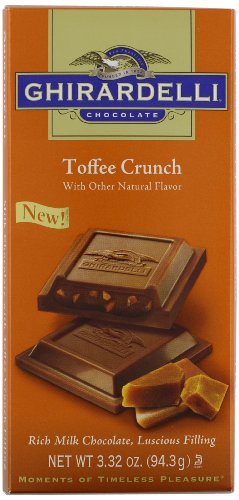 Ghirardelli Toffee Crunch Bar, 3.32 Ounce (Pack of 12) logo