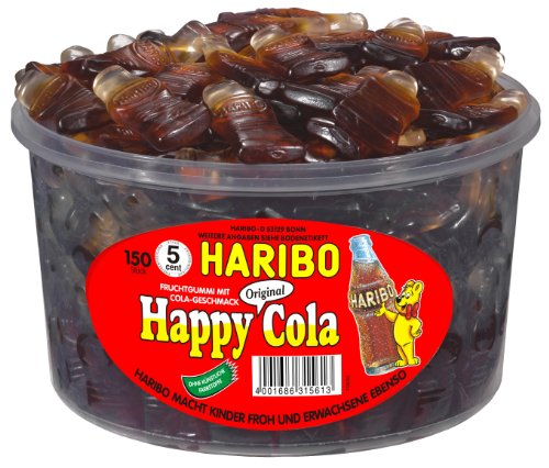 Haribo Original Happy Cola, 150 Pcs logo