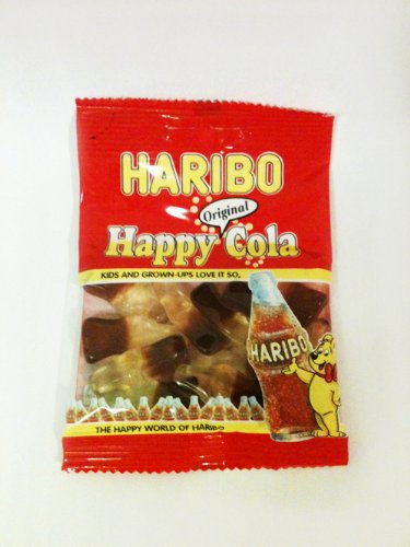 Haribo Original Happy Cola 45g Bag, Product From Thailand logo