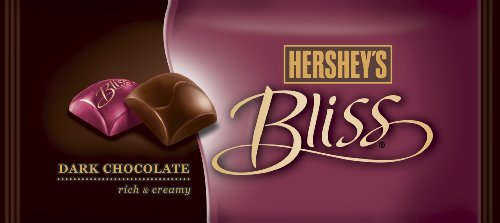 Hershey’s Bliss, Dark Chocolate, 9.6 ounce Bags (Pack of 4) logo