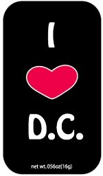 I Love Dc Souvenir Mints, Washington D.C. Souvenirs, Washington D.C. Souvenir logo