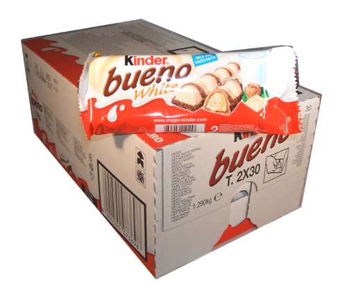 Kinder Bueno White, Case, (39gx30)-white logo