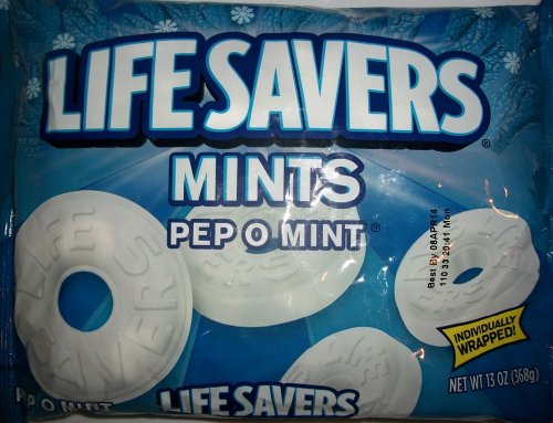 Life Savers Mints Pep O Mint 13 Oz Bag logo