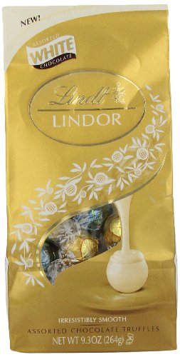 Lindt Chocolate Lindor Truffles White Assortment Bag, 9.3 Ounce logo