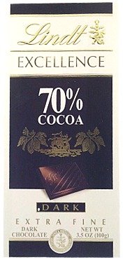 Lindt Excellence 70% Cocoa Dark Chocolate ( 3.5oz / 100g ) logo