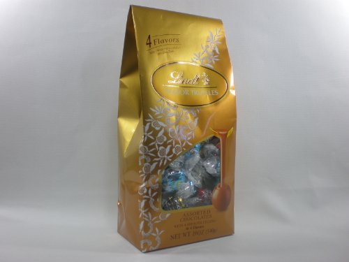 Lindt Lindor Truffles Assorted – 19 Oz (4 Flavors – Milk White Stracciatella 60% Extra Dark) logo