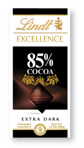 Lindt Master Chocolatier Excellence Cocoa Dark, 85 %, 3.5 ounce (Pack of 6) logo
