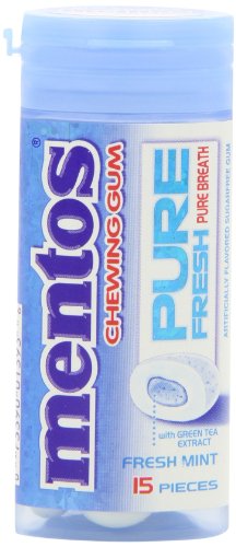 Mentos Gum – Mint, 15 Piece (Pack of 10) logo