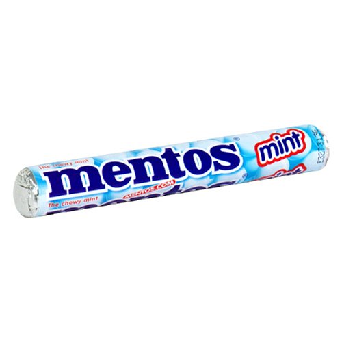 Mentos Mint Candy, 1.32 ounce Rolls (Pack of 30) logo