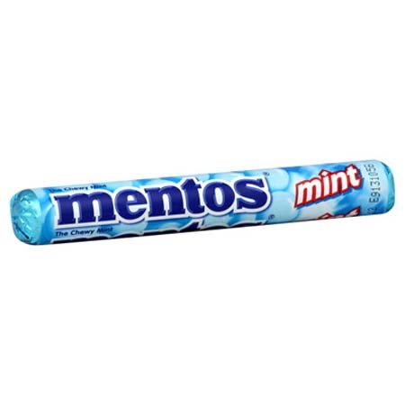 Mentos Mint Candy, 6-roll Packages (Pack of 12) logo