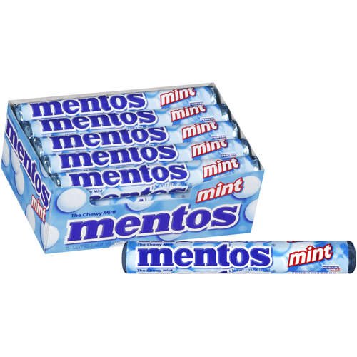 Mentos Mint Candy Rolls (Pack of 15) logo