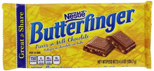 Nestle Butterfinger Giant Bar, 4.4 ounce (Pack of 12) logo