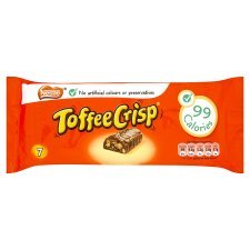 Nestle Toffee Crisp Biscuits 7pk X 4 logo