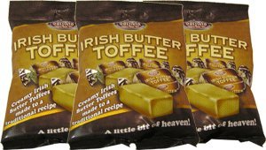 Oatfield Irish Butter Toffee Bags 170g (6oz) 3 Pack logo