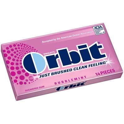 Orbit Bubblemint Gum: 12 Count logo