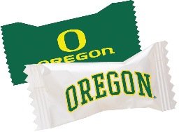 Oregon Ducks Tailgate Candy Mint Favors – Decorate Your Tailgate Party Table and Cheer On Your Team With This Officially Ncaa Licensed Oregon Candy. Contains Approx. 50pc Per 7oz Bag. logo