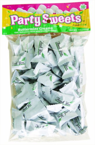 Party Sweets By Hospitality Mints Thank You Buttermints, 7 ounce Bags (Pack of 6) logo