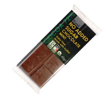 Plamil Ohne Zusatz Von Zucker Minze Schokolade 45g Bar X 1 logo