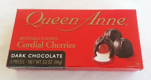 Queen Ann Cordial Cherries Dark Chocolate logo