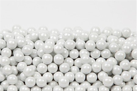 Sixlets Pearl White 2.5 Pound Candy Coated Chocolate Balls logo