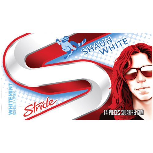 Stride Shaun White Gum, 14-count (Pack of 12) logo