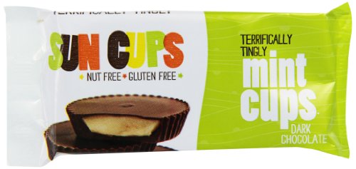 Sun Cups Dark Chocolate, Mint Cups, 1.5 Ounce (Pack of 12) logo