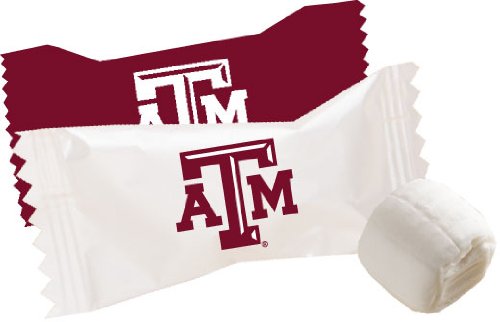 Texas A&m Tailgate Candy Mint Favors – Decorate Your Tailgate Party Table and Cheer On Your Team With This Officially Ncaa Licensed Aggie Candy. Contains Approx. 50pc Per 7oz Bag. logo