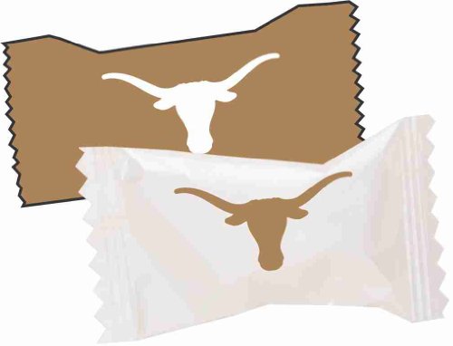 Texas Longhorns Tailgate Candy Mint Favors – Decorate Your Tailgate Party Table and Cheer On Your Team With This Officially Ncaa Licensed Longhorn Candy. Contains Approx. 50pc Per 7oz Bag. logo