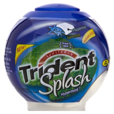 Trident Hypermint Bottle 57g. Pack of 5 logo