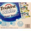 Trident White Mint Variety 12 16-piece Packages (192 Pieces Total) logo