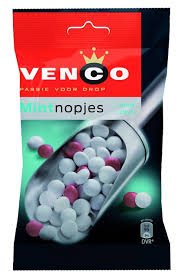 Venco Mint Buttons (nopjes) 6.1 Oz (Pack of 12) logo