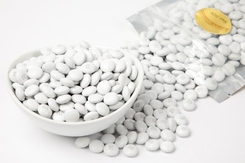White Milk Chocolate M&m’s Candy (1 Pound Bag) logo
