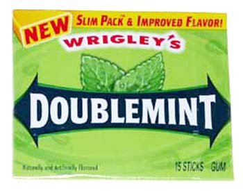 Wrigley’s Doublemint Gum Slim Pack (226660) 15 Ct logo