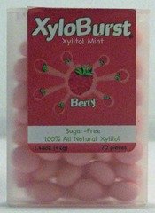 Xyloburst Mint Flip-top Jar, Berry, 60 Count logo